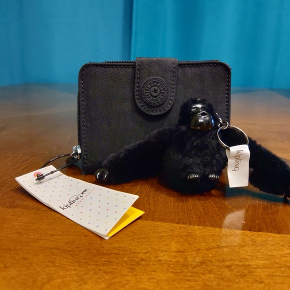 Kipling Handbags - Kipling New Money Wallet + Bonus Logo Keychain!